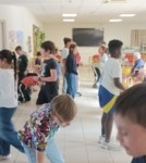 Jeux de ballons &agrave; la Sainte Famille